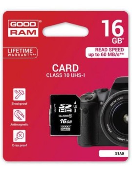 Scheda SD 16GB SDHC Goodram - blister retail