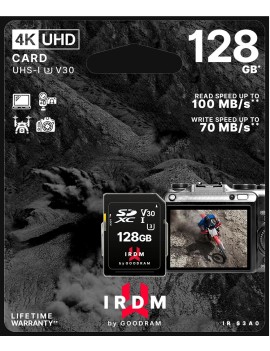 Scheda SD 128GB UHS I U3 Goodram - blister retail