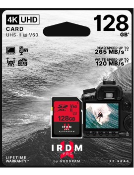 Scheda SD 128GB UHS II V60 Goodram - blister retail