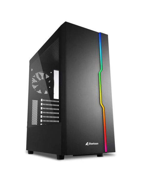 Sharkoon Case RGB Slider Black ATX