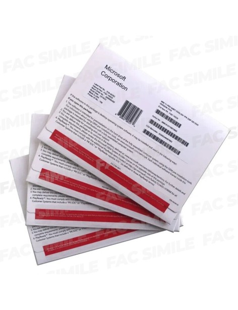 Sistema Operativo Microsoft Windows 11 Professional 64 Bit 1 Pack DSP OEI DVD FQC-10538