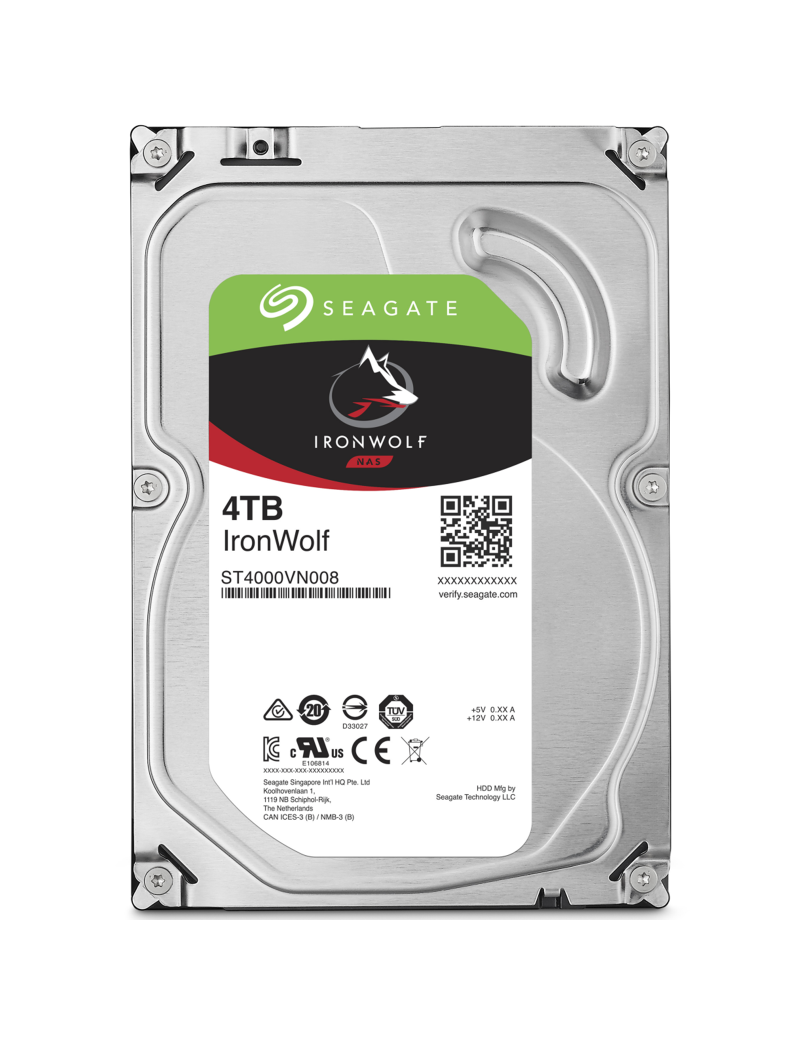 Seagate Iron Wolf NAS Hard Disk 4TB SATA III 3.5" ST4000VN006