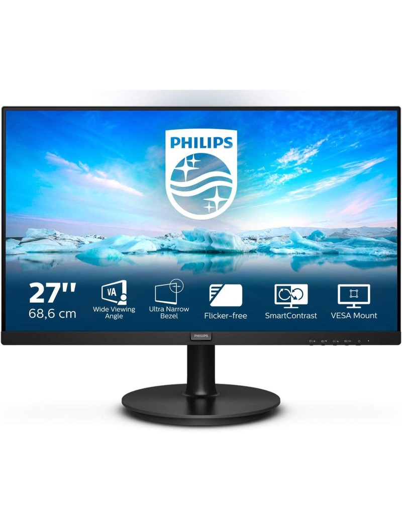 Monitor 27" Philips 271V8LA LED Full HD 16:9 VA HDMI VGA 75 Hz Speaker Vesa