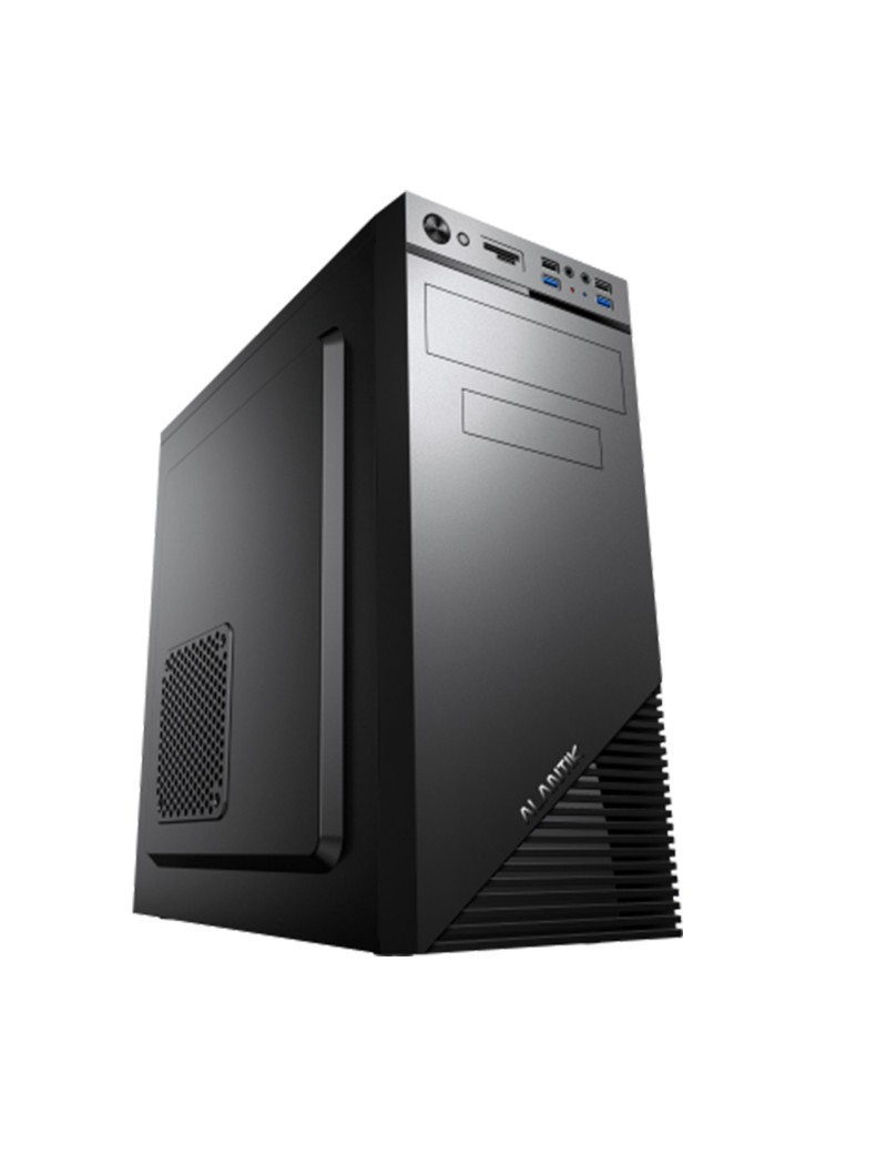 Case ATX Alantik CASA24 Alimentatore 500W USB 3.0 Card Reader