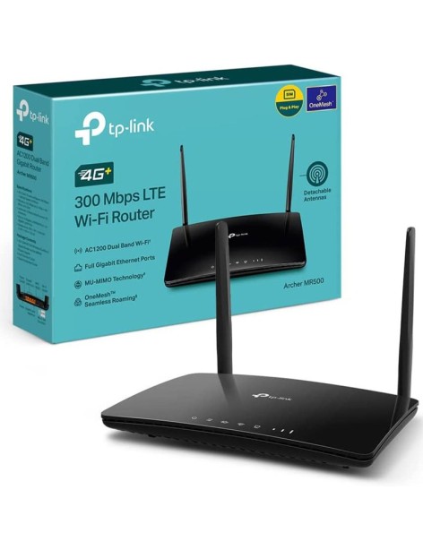 Modem Router 4G+ Wireless TP-Link Archer MR500 AC1200 slot SIM LAN/WAN Gigabit
