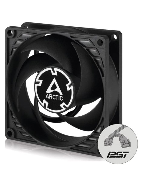 ARCTIC P8 PWM Ventola 8 Cm Nera con Controllo PWM