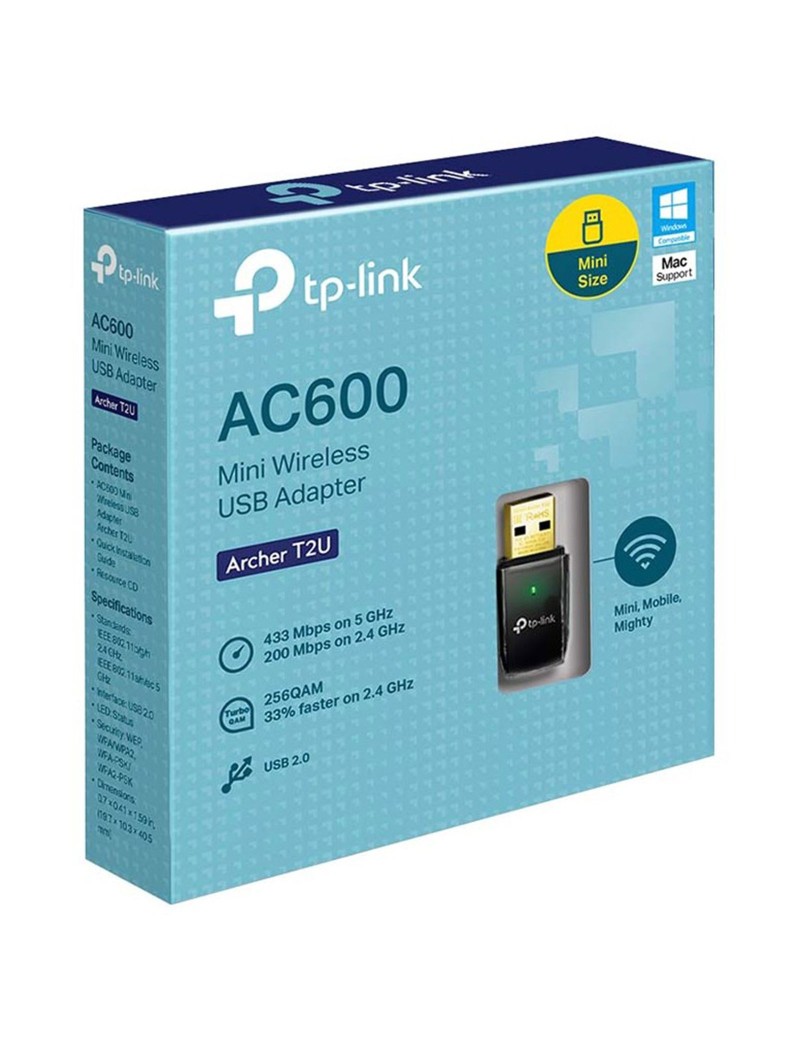 Adattatore USB Wireless TP-Link Archer T2U Dual-Band 2.4GHz & 5GHz