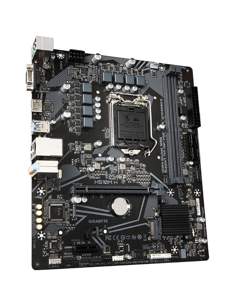 Scheda Madre Gigabyte GA-H510M H Socket Intel LGA 1200