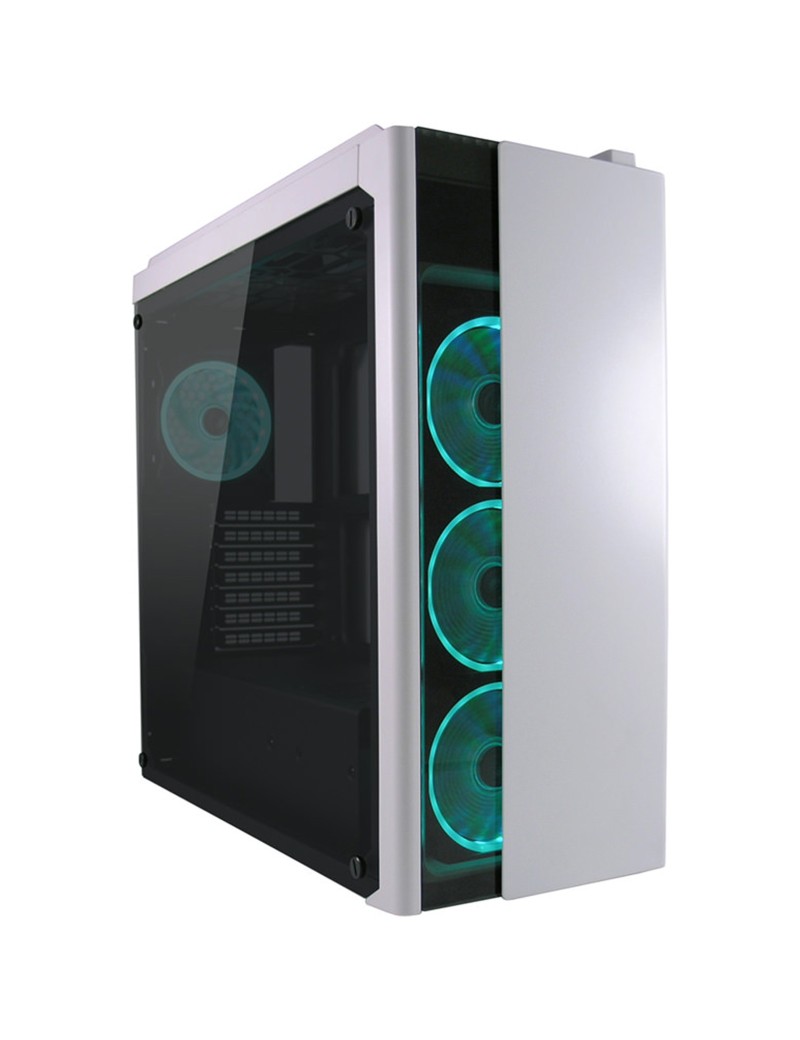 LC-Power Case ATX Gaming RGB 993W Covertaker Bianco LC-993W-ON