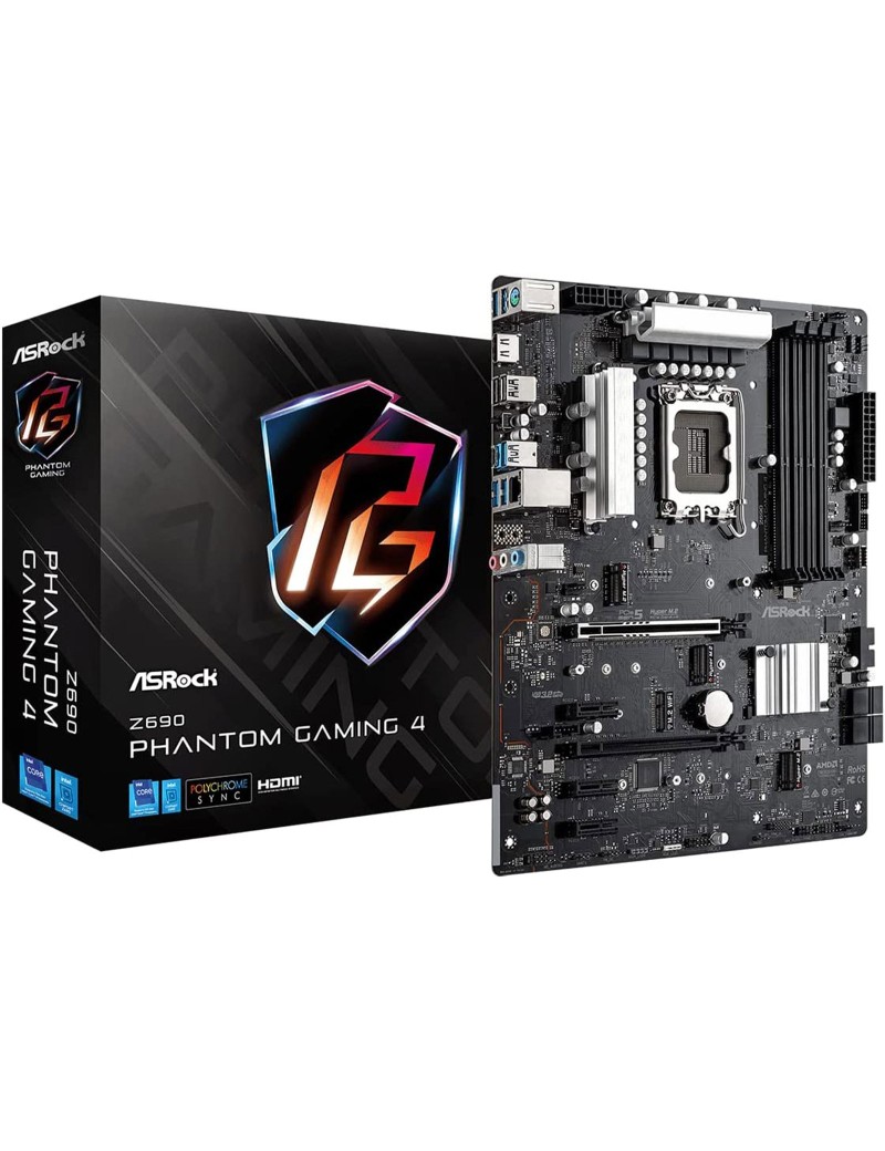 Scheda Madre ASRock Z690 Phantom Gaming 4 Socket Intel LGA 1700