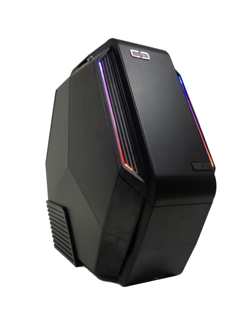 Case Micro ATX Gaming Alantik HEXANE Nero Esagonale