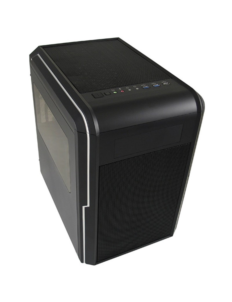 LC-Power Case Micro ATX 977MB Big Block Nero LC-977MB-ON