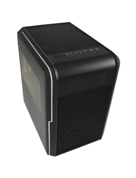 LC-Power Case Micro ATX 977MB Big Block Nero LC-977MB-ON