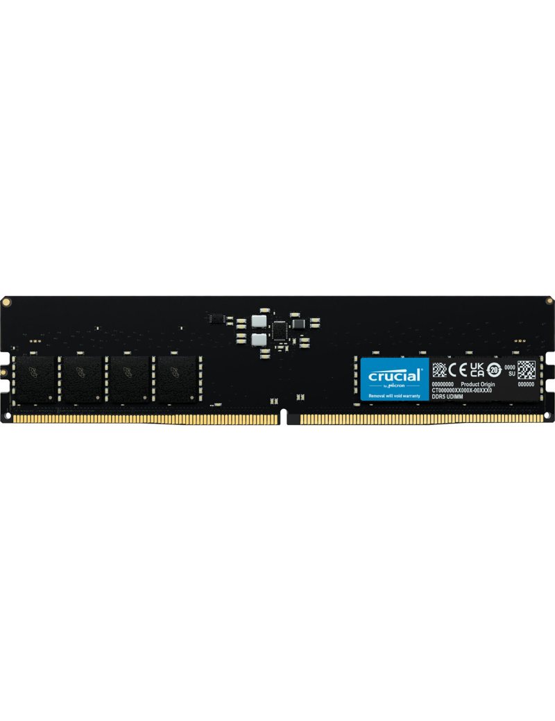 Crucial Memoria RAM DDR5 8GB DIMM 4800 Mhz CT8G48C40U5