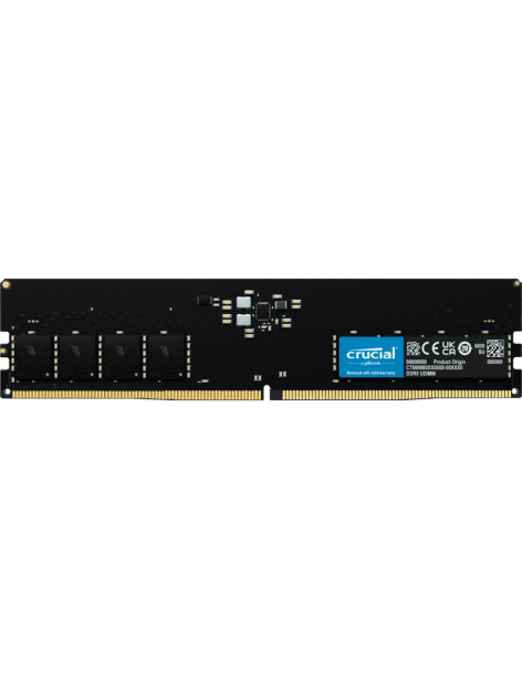 Crucial Memoria RAM DDR5 8GB DIMM 4800 Mhz CT8G48C40U5