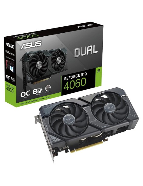 Scheda Video Asus Nvidia GeForce RTX 4060 8GB GDDR6 Dual OC