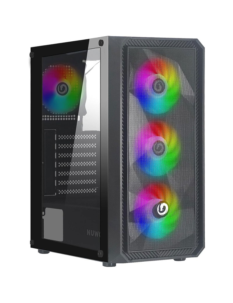 Nuwo Rodan R602 Case ATX Nero 4 Ventole A-RGB