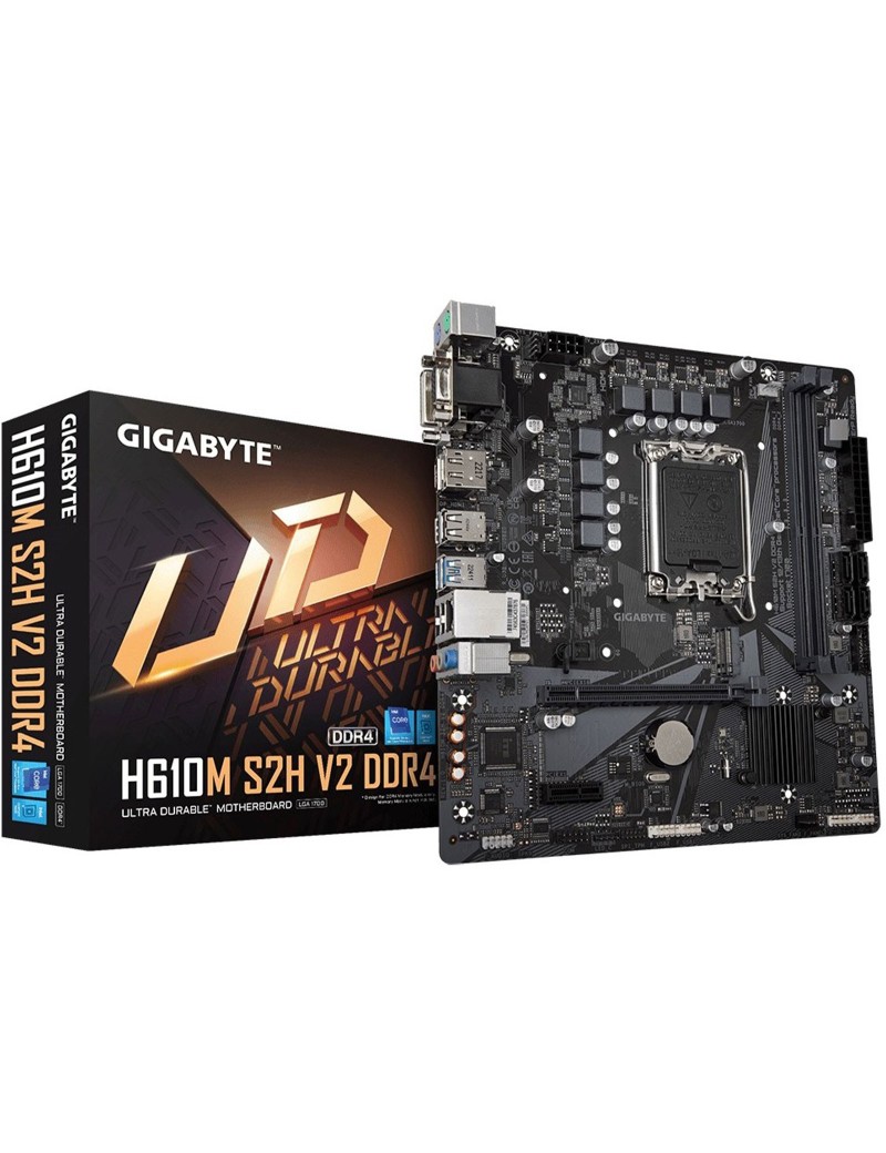 Gigabyte GA-H610M S2H DDR4 V2 Scheda Madre Socket Intel LGA 1700