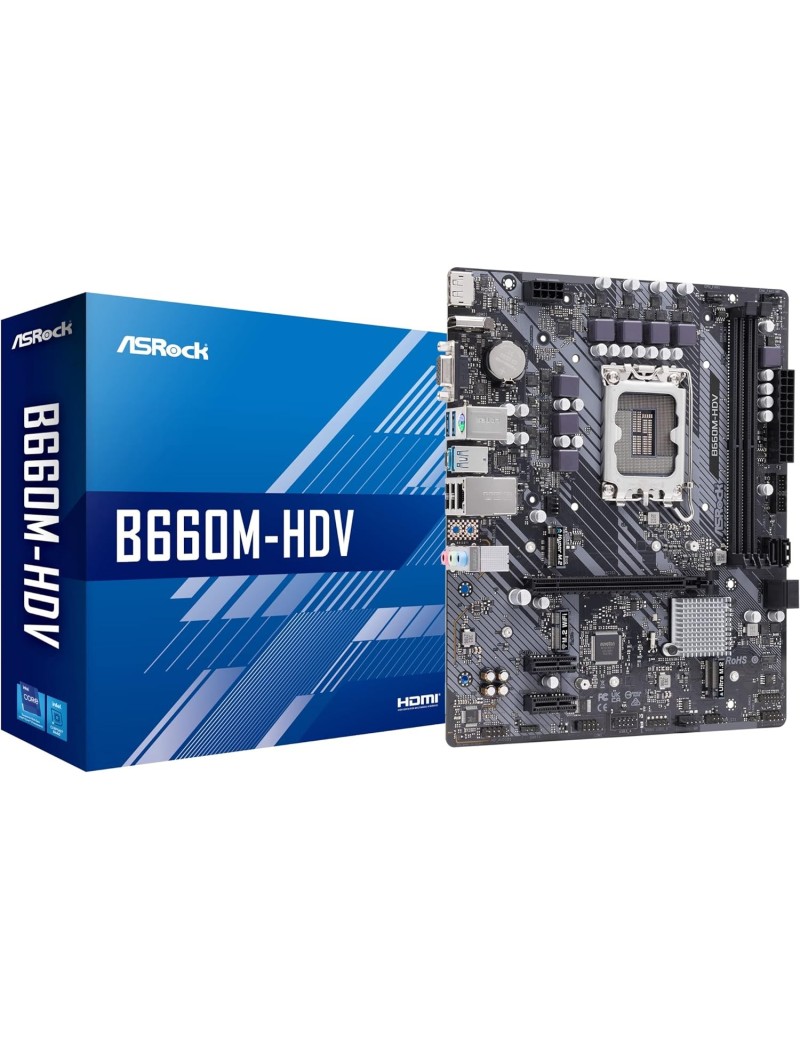 ASRock B660M-HDV Scheda Madre Intel LGA 1700