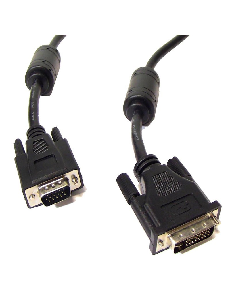 LinQ Cavo DVI-I (24+5) Maschio VGA Maschio 1,8 Metri