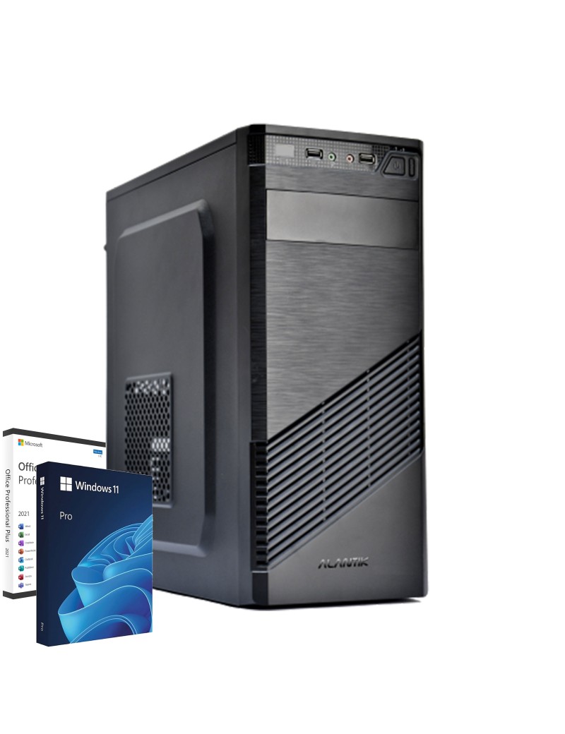 PC Computer Assemblato Intel i7-6700 Ram 16GB SSD 1TB DVD-RW Windows 11 Office