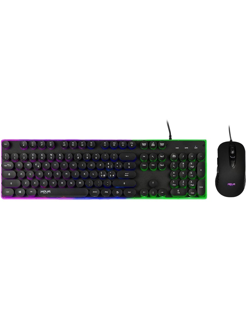 Noua Venus Kit Tastiera Mouse USB da Gaming