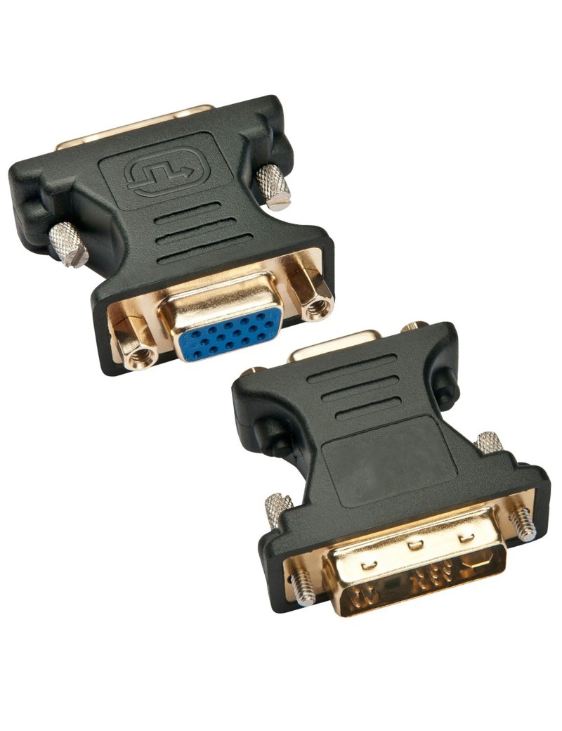 Techly Adattatore Video da DVI-A (12+5) Maschio a VGA Femmina DVI-8600T