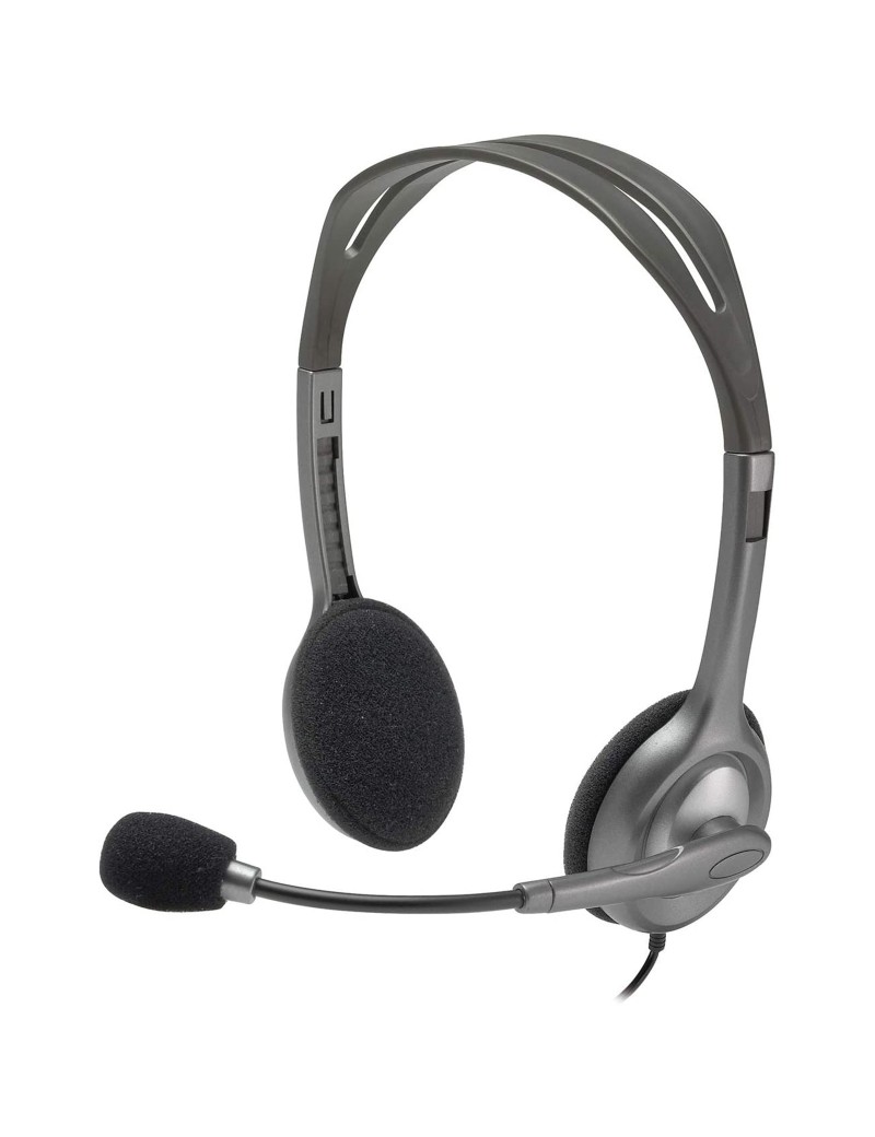 Logitech H110 Cuffie Headset Stereo con Microfono