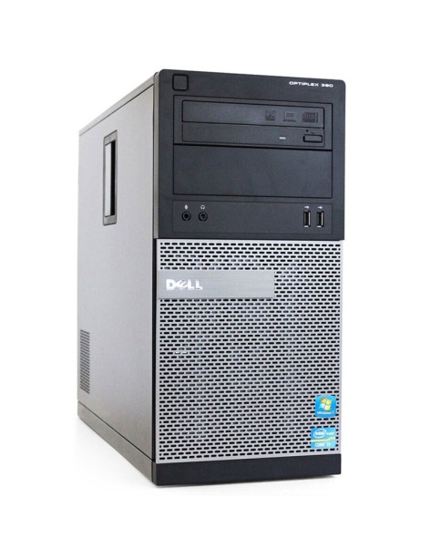 Dell Optiplex 390 Tower PC Computer Intel i7-2600 Ram 16GB SSD 240GB HDD 500GB DVD-ROM NO USB FRONTALE (Ricondizionato)