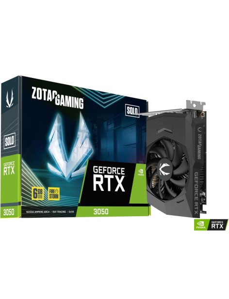 Scheda Video ZOTAC Nvidia GeForce RTX 3050 6GB GDDR6 Gaming SOLO