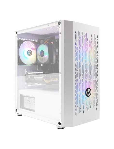PC Computer Gaming Assemblato Bianco Intel i3-12100 Ram 16GB SSD 1TB RTX 3050 6GB GDDR6