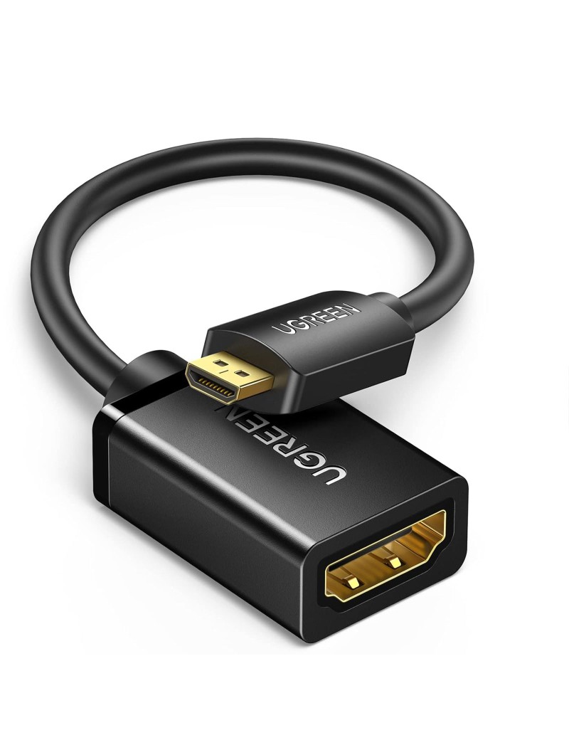 UGREEN Adattatore Micro HDMI maschio a HDMI femmina 22 cm 20134