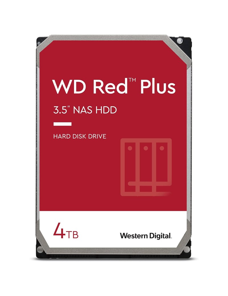 Western Digital WD Red Plus NAS Hard Disk 4TB SATA III 3.5" WD40EFPX