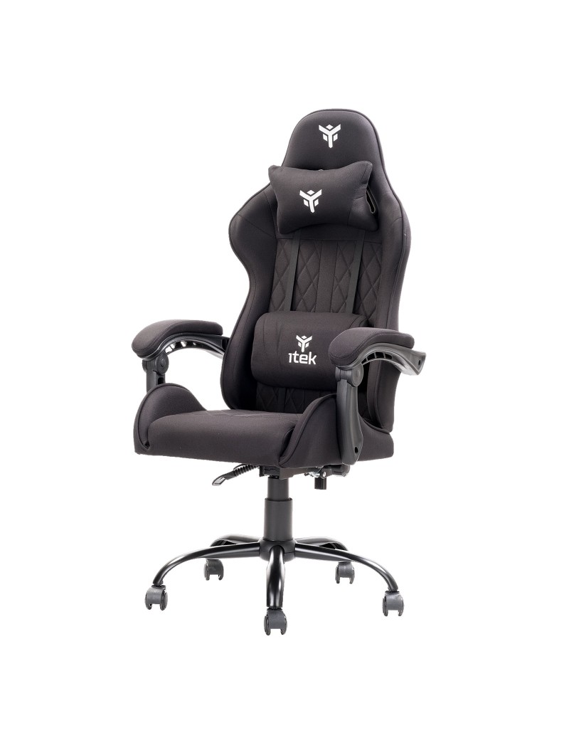 ITEK RHOMBUS FF10 Sedia Poltrona Da Gaming Ergonomica Schienale Reclinabile Nero