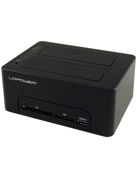 LC-Power Docking Station Hard Disk Dual-Bay USB 3.0 LC-DOCK-U3-CR