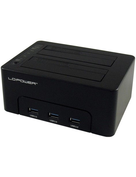 LC-Power Docking Station Hard Disk Dual-Bay USB 3.0 LC-DOCK-U3-HUB