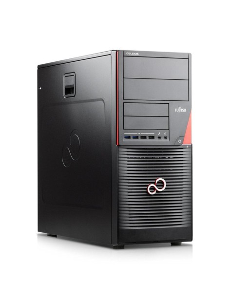 Fujitsu Celsius W550 PC Computer Tower Workstation Intel Core i7-6700 Ram 16GB SSD 512GB Freedos (Ricondizionato Grado A)