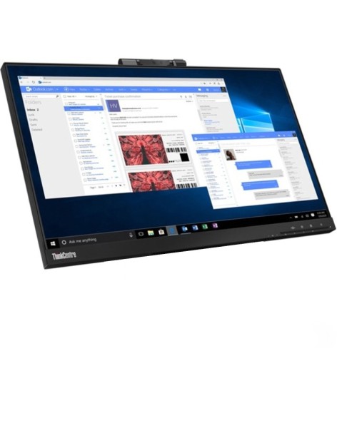 PC Computer All-In-One Ricondizionato Lenovo ThinkCentre M70Q 22" Intel i5-10400T Ram 16GB SSD 480GB Webcam [NO PIEDE]