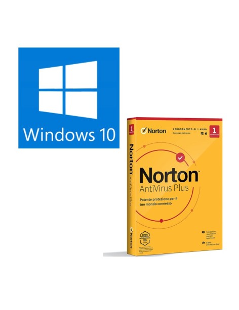 Installazione Licenze Windows 10 Pro + Norton AntiVirus Plus 2022