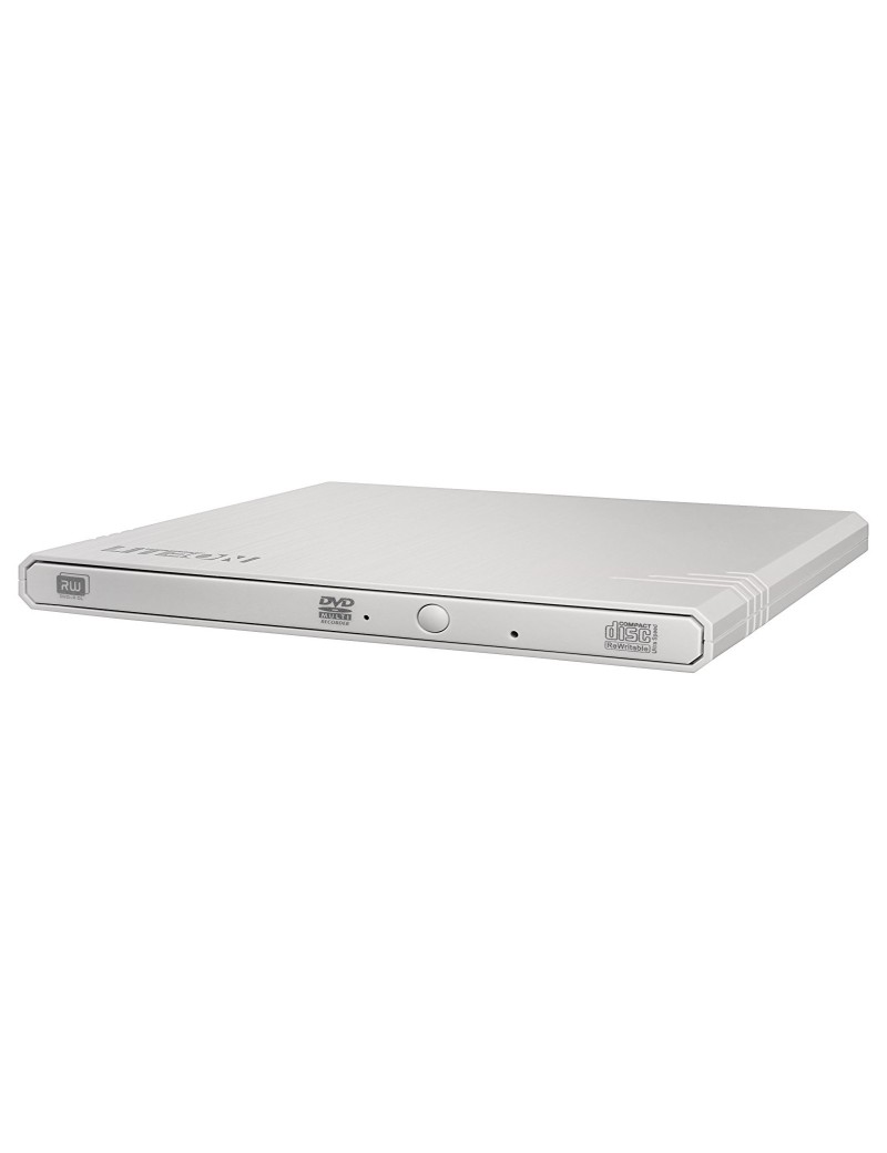 LiteOn EBAU108-21 Masterizzatore DVD-RW Esterno USB 2.0 Slim Bianco