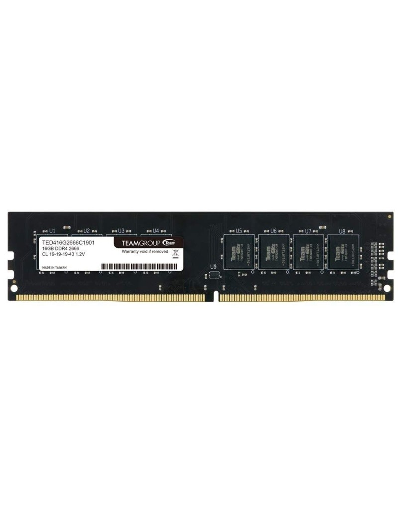 Team Group Memoria RAM DDR4 16GB DIMM 2666 Mhz TED416G2666C1901