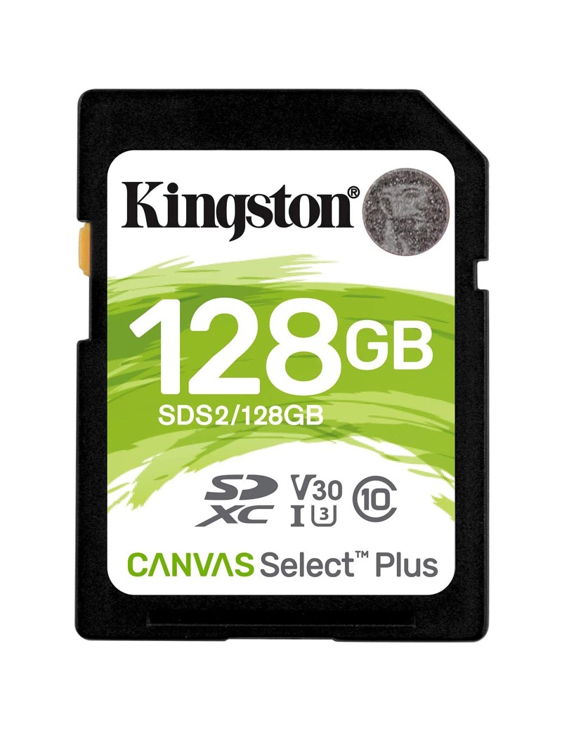 Memoria SD 128GB Kingston Canvas Select Plus UHS-I Classe 10