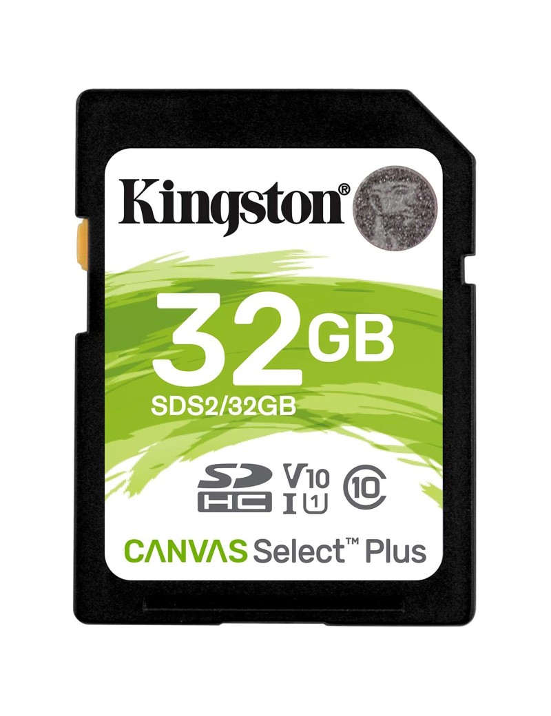 Memoria SD 32GB Kingston Canvas Select Plus UHS-I Classe 10