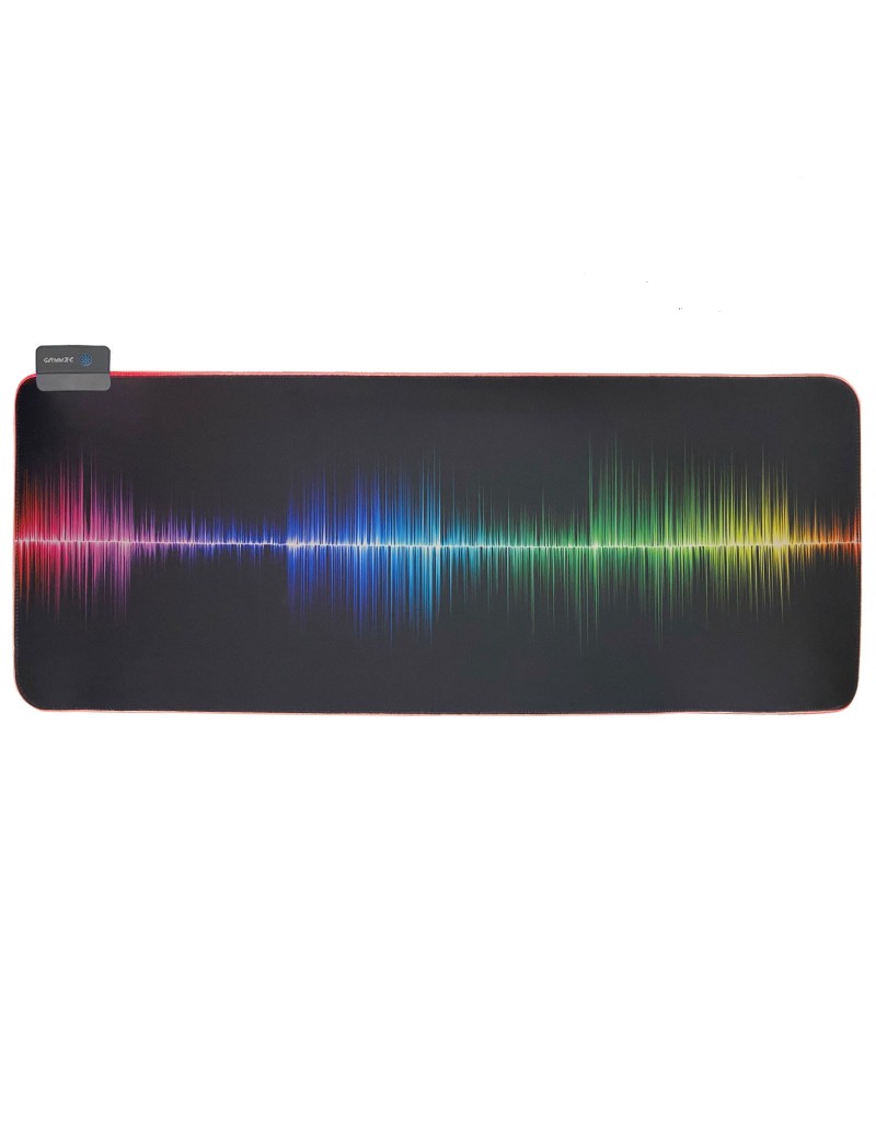 Mouse Pad Tappetino Per Mouse e Tastiera Gaming LED RGB Nero Alantik MPRT84