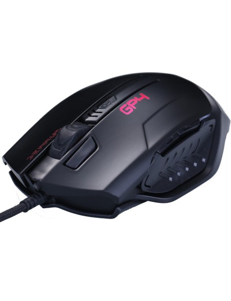 Mouse USB Gaming Alantik MOGP4B 7 Pulsanti Nero Retroilluminato 4 Colori