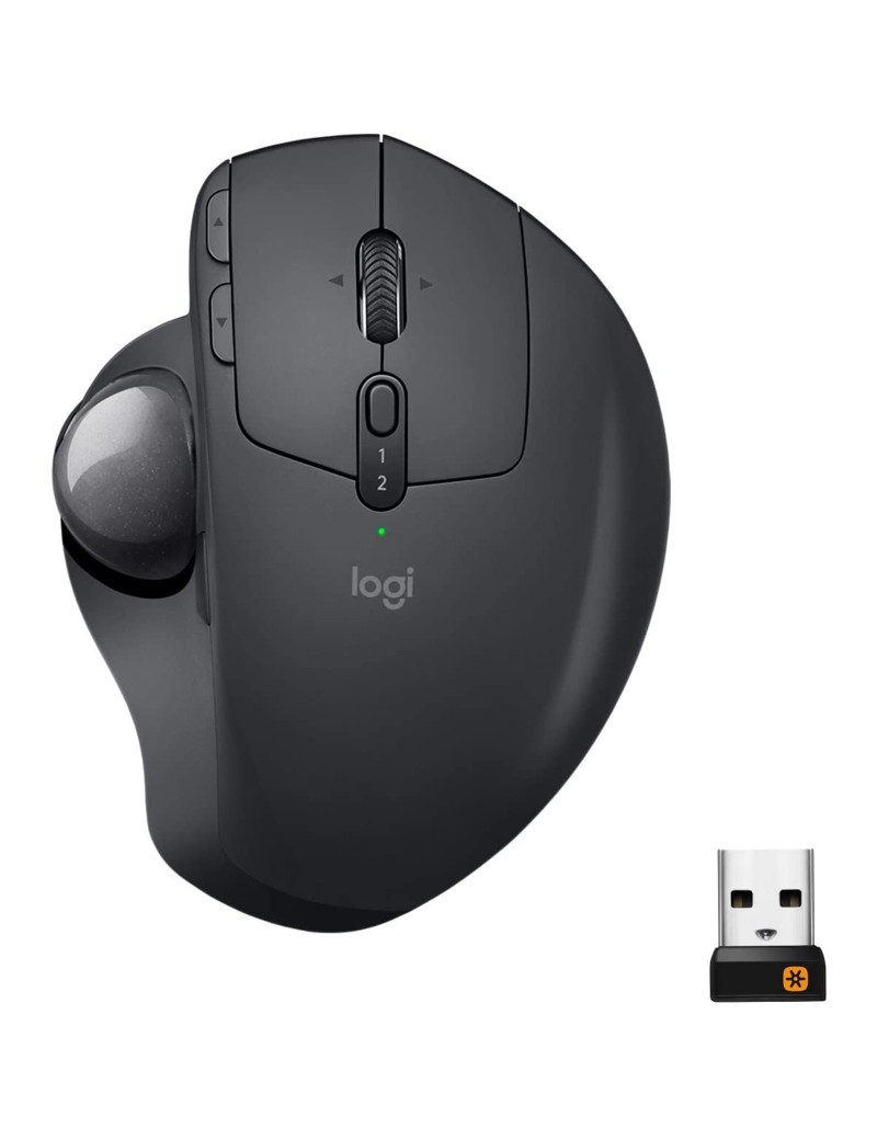 Mouse Wireless Logitech MX Ergo Mouse Trackball Ergonomico