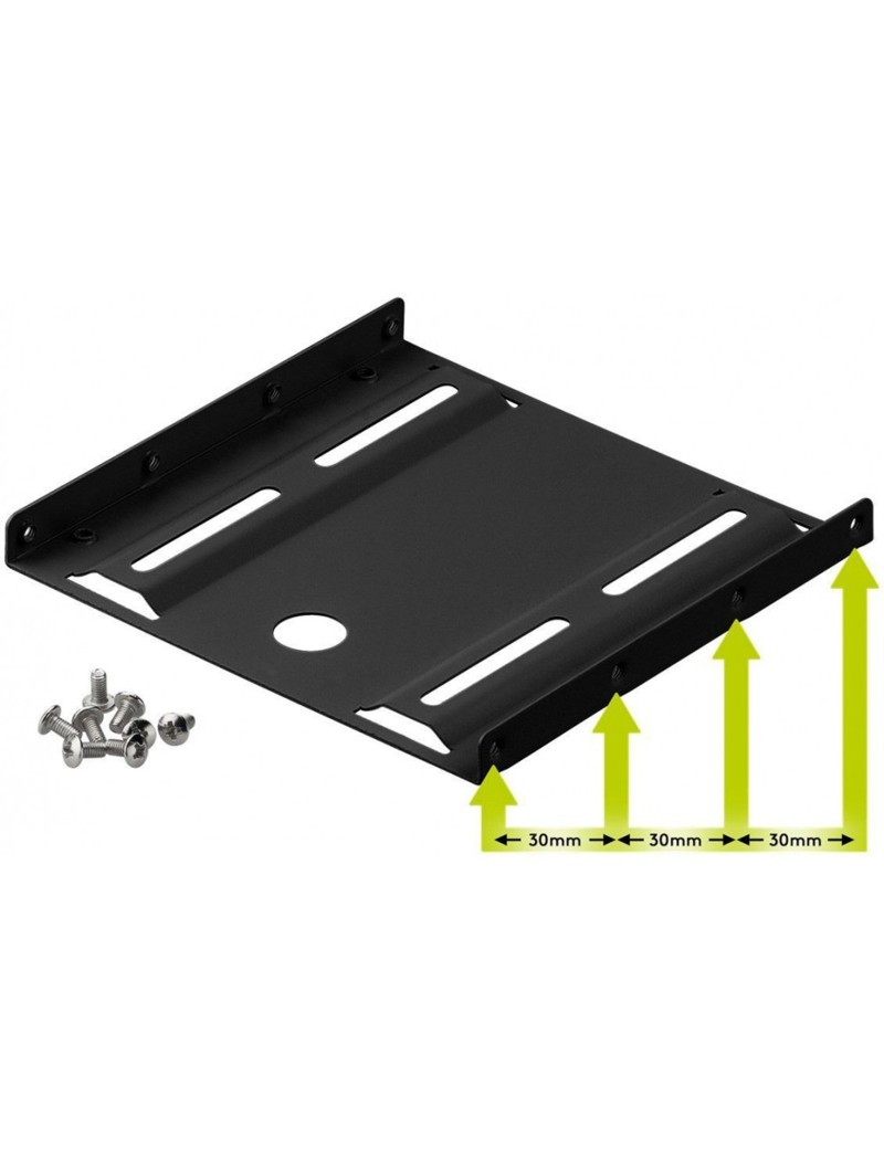 GOOBAY Adattatore Caddy Drive Bay Hard Disk da 2.5" a 3.5"