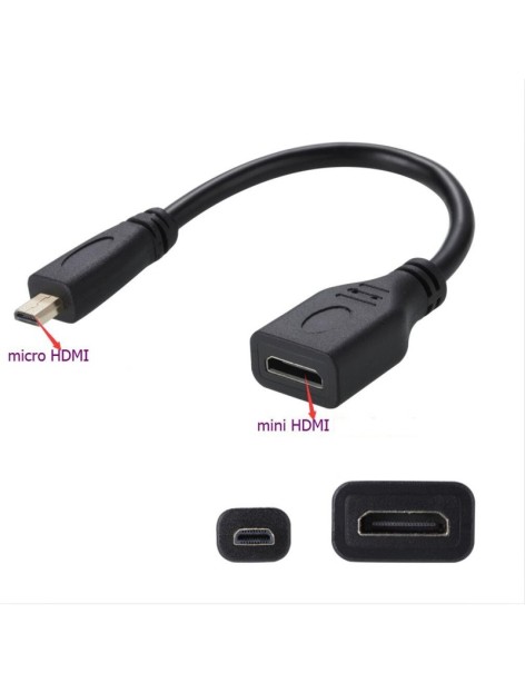 LinQ Adattatore Video da Micro HDMI Maschio a Mini HDMI Femmina