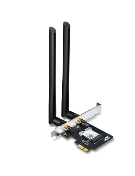 Scheda Di Rete Wireless + Bluetooth TP-Link Archer T5E 1200Mbps Dual Band 2.4GHz & 5GHz PCI-Express x1 + Staffa Low Profile