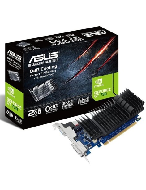 Scheda Video ASUS Nvidia GeForce GT 730 2GB GDDR5 + Staffa Low Profile
